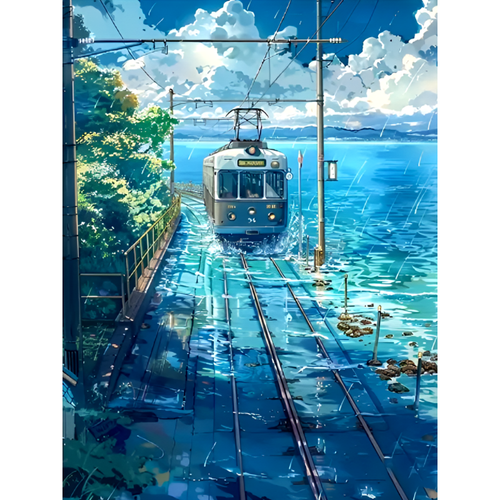 앤드 DIY 보석십자수 액자형 보석 십자수 세트 30X40cm