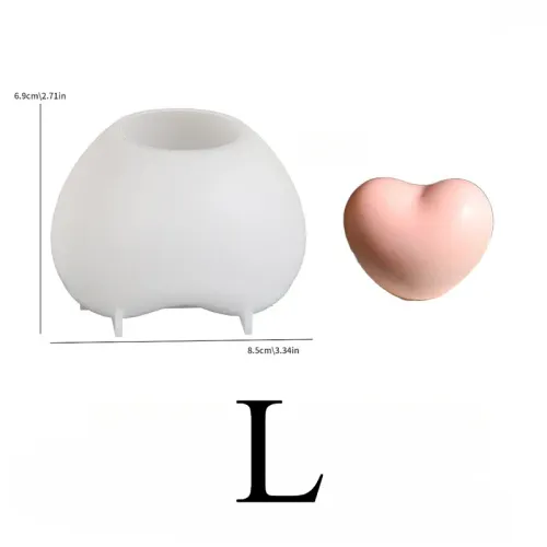 3D 풍선 강아지 실리콘 몰드 DIY 아로마 테라피 석고 양초 트로이 개 수제 금형 공예 열쇠 장식 만들기