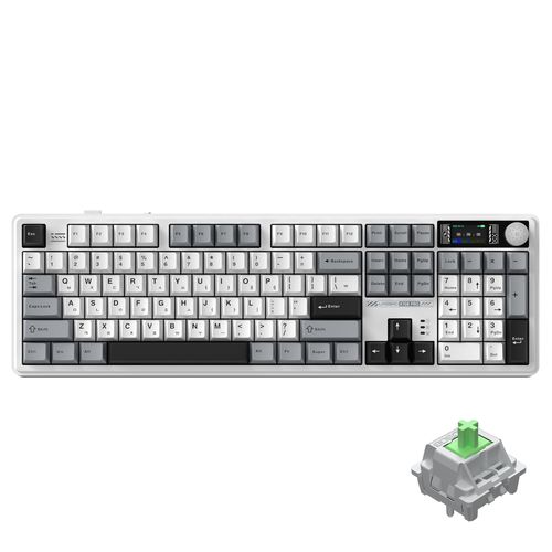 LINGBAO K108Pro LCD 무선 기계식 키보드 게이밍 키보드 한글