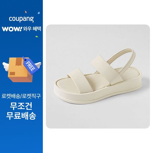 착한구두 여성용 건터 무봉제 플랫폼 샌들 SDLTR2g148