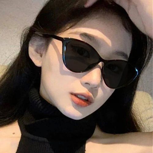 맵시 여성용 시크하고 모던한 라운드 엣지 패션 선글라스