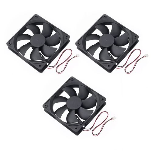 JK 쿨러120mm 쿨링팬 공냉식냉각 펠티어 열전소자 FAN, O9012. 쿨러-120mm 2핀 3개