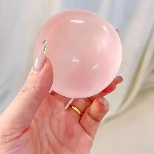 수제 코코넛 오일 스퀴시 볼 슬로우 라이징 피젯 스트레스 투명 젤리 센서리 부드러운 해소 장난감 (성인용