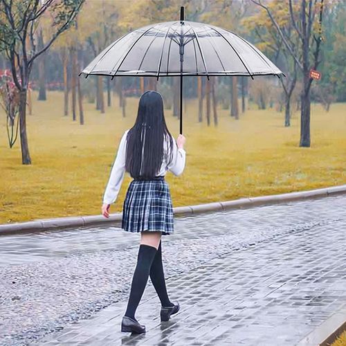 1+1 튼튼한 투명 장우산 16살대