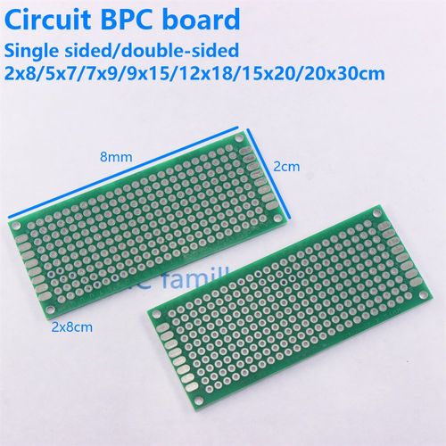 프로토 타입 PCB 보드 Protoboard 5x7cm 6x8cm 9x15 10x15cm 10x22cm 단일 양면 회로 기판 Diy Universal breadboard
