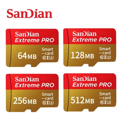 고속 미니 SD 메모리 카드 소용량 256MB 클래스 10 TF 플래시 128MB 64MB 512MB 스마트폰 PC 드론 카메라용