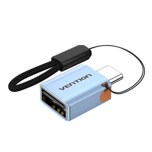 벤션 10Gbps C타입-USB A OTG 스트랩 젠더, 혼합색상, 1개, 18.5mm