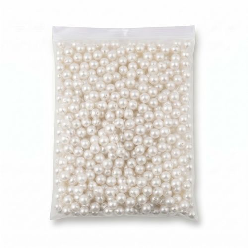 진주구슬 12mm-약590개 대용량-500g, 1개, 12mm-24 크림_(1봉)