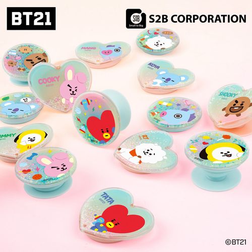 에스투비코퍼레이션 BT21 블링 파티 휴대폰 그립 홀더