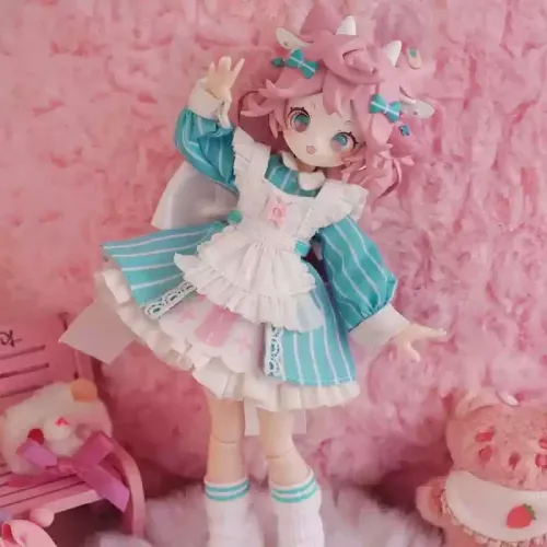 Wanmeng Sugarygirls 시리즈 Bjd 움직일 수있는 인형 8 포인트 블라인드 박스 귀여운 휴머노이드 데스크탑