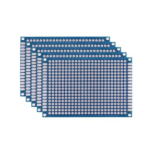 5/10PCS PCB 보드 프로토 타입 보드 블루 2x8/3x7/4x6/5x7/7x9cm DIY 납땜 프로젝트 용 양면 회로 기판