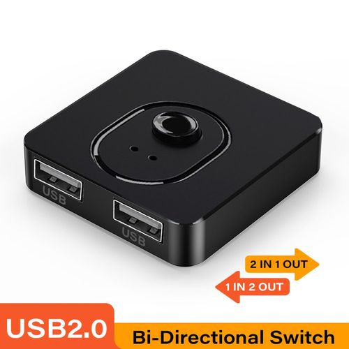 프린터 노트북 컨트롤러 공유 2X1 마우스 USB2 스위처 분배기 스위치 1X2 KVM 컴퓨터 USB 키보드 허브