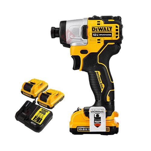 DEWALT 디월트정품 12V MAX 브러쉬리스 충전 컴팩트 임팩 드라이버 DCF801D2 배터리 2Ah 2개 세트