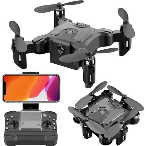 4K 카메라와 6축 안정화 미니 셔틀 접이식 FPV 드론 소형 무인 항공기 원키 이착륙 모드 360 롤 지원