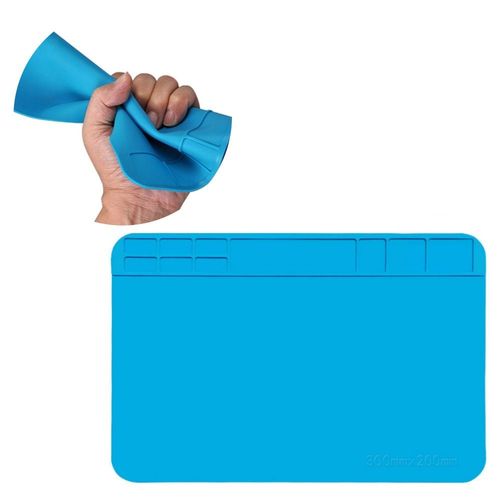 내열 실리콘 절연 납땜 패드 스마트폰 시계 수리 작업 매트 30x20cm 스마트폰수리 납땜매트 수리매트