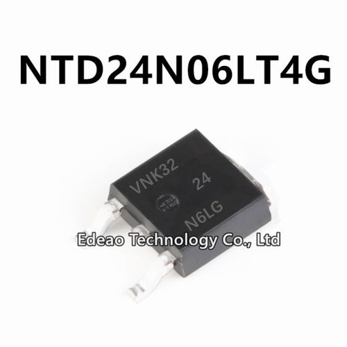 10~100 개/몫 NTD24N06LT4G TO-252 24A 60V SMD N 채널 MOSFET
