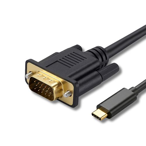 YTEK 1080p 60Hz DEX OTT 지원 USB C타입 to VGA 변환 케이블 YT-CTV02