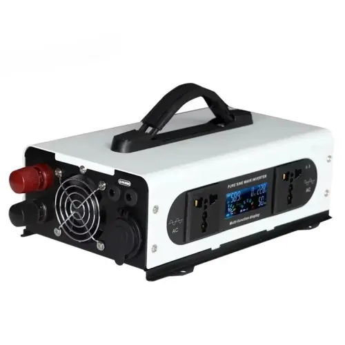 EAFC 순수 사인파 인버터 전원 DC 12V-AC 220V 휴대용 보조배터리 컨버터 충전기, 태양광 오프 그리드 자동