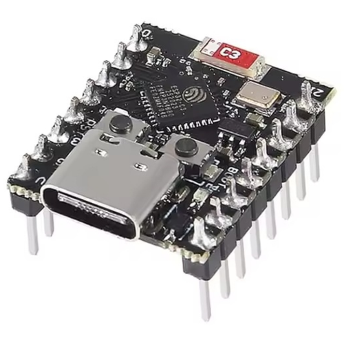 ESP32 Super Mini ESP32-C3 C6 H2 S3 초소형 개발보드, 5개, ESP32-C3(핀헤더 납땜)
