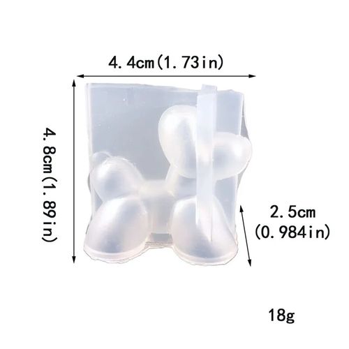 미니 풍선 강아지 실리콘 금형 수제 콘크리트 석고 에폭시 금형 DIY 3D 크리 에이 티브 귀여운 홈 장식 공예 선물 상자 장식