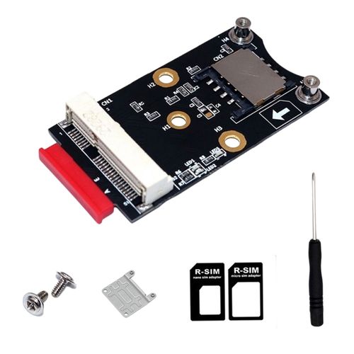 유니버설 PCIe to M.2 어댑터 보드, Wi-Fi WAN LTE 및 6핀 8핀 카드 지원