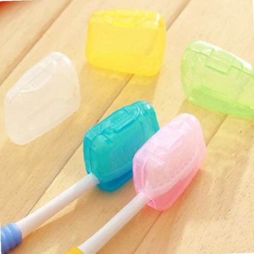 여행용 칫솔 위생 보호캡 휴대 케이스 투명 항균 칫솔머리 덮개 욕실 생활용품