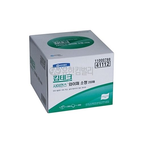 킴테크 사이언스 와이퍼 소형 200매 10카톤, 단일 색상, 10개