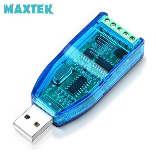 무배 맥스텍 MT970 USB2.0 to RS485 시리얼 통신 컨버터 터미널블럭 변환젠더 CH340 칩 PLC제어기