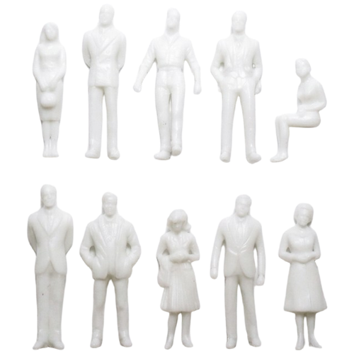 포레스 백색 사람 인체 미술 테라리움 디오라마 건축 모형재료, 1개, 1:100(약1.8cm)-20P