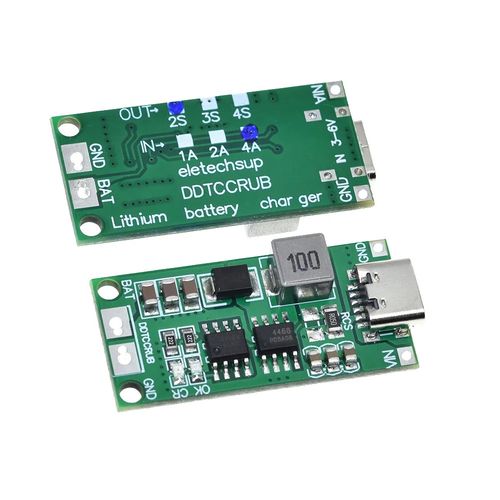 18650 리튬 배터리 멀티셀 USB-C 타입 고속 충전 모듈