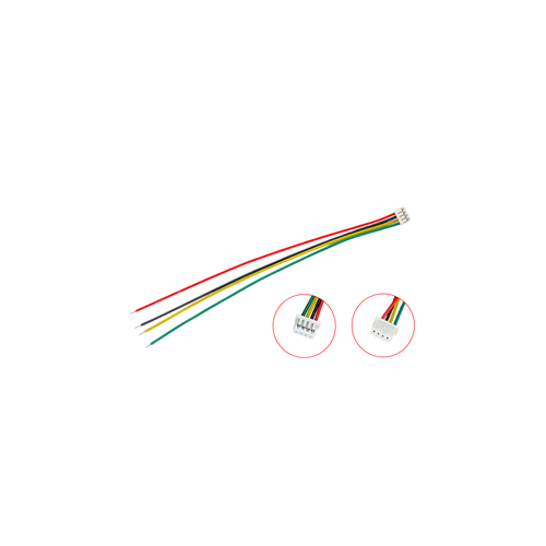 연호전자 4핀 1.25mm 피치 단방향 커넥터 케이블, 10cm, 1개