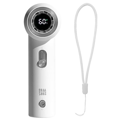 감성전자 제트미니 BLDC 초경량 무선 휴대용 손 선풍기, GS-S100WS, 화이트실버