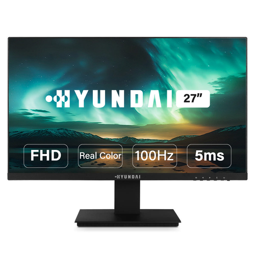 현대 HYUNDAI 27인치 FHD 캘리브레이션 진짜색감 무결점 시력보호 3포트 모니터 HD270KD, HD270KD, 68.6cm