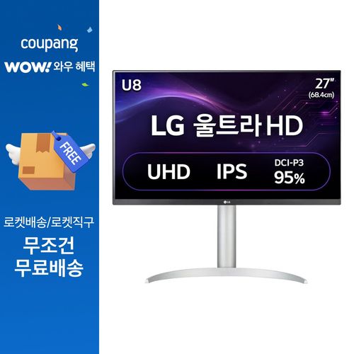 LG전자 4K UHD 울트라 모니터, 68.4cm, 27UP850K