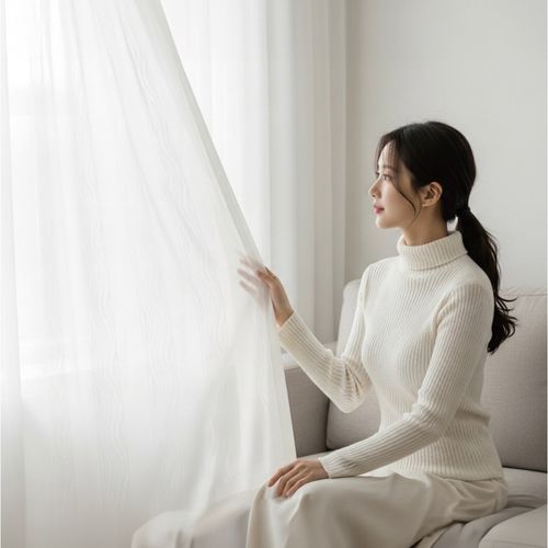 해움창 쉬폰커튼 1P