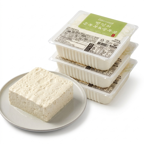 한둘 국산콩 손두부 만들기 키트( 500g+80g 3개, 두부누름틀 1개, 면포 2개)
