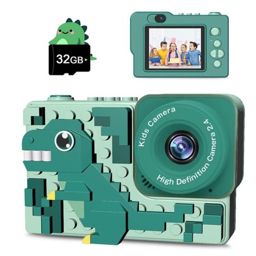어린이 카메라 어린이용 카메라 2024 신등장 카메라 4800만 화소 1080P HD 동영상 카메라 디지털 카메라 2.4인치 IPS 대형 화면 8배 줌 타이머 촬영 셀카 기능
