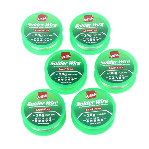 무연납 실납 납땜 와이어 0.6/0.8/1mm 무연 저온 플럭스 코어드 솔더 무세척 로진 코어 Sn99.3Cu0.7