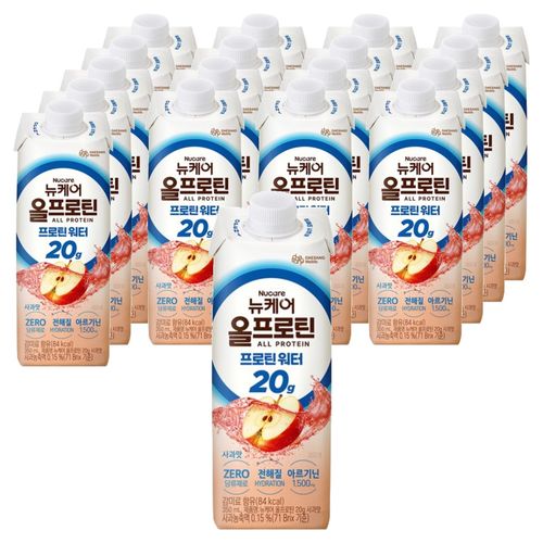 뉴케어 올프로틴 사과맛 프로틴 워터 350ml 18개