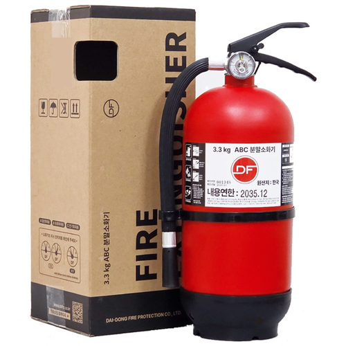 SL-256 국산 분말소화기 3.3KG 무광 레드블랙, 1개, 3.3kg
