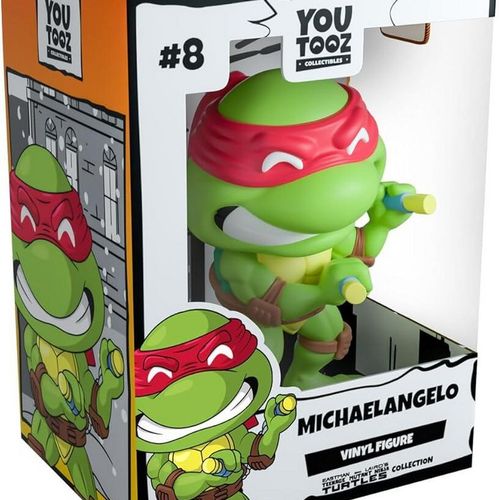 Youtooz TMNT 컬렉션의 틴에이지 뮤턴트 닌자 거북이 미켈란젤로 클래식 10.9cm(4.3인치) 비닐 피규어, 수집용 383514