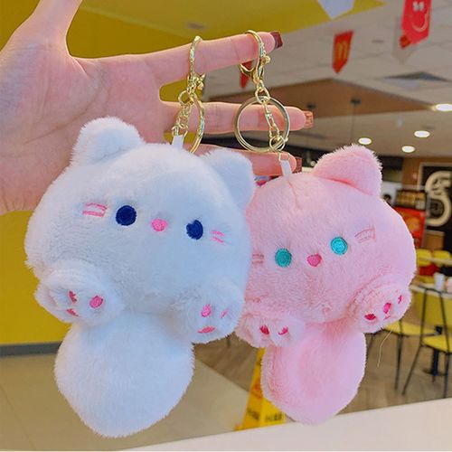아이끌레 플러시 고양이 인형 키링 2종 세트