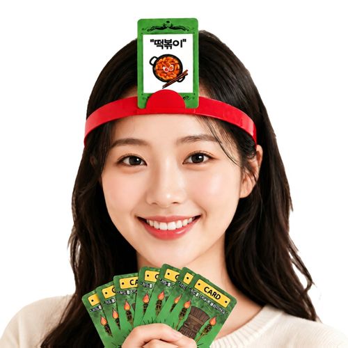커플히어로 단체 게임 머리띠, 5개, 빨강