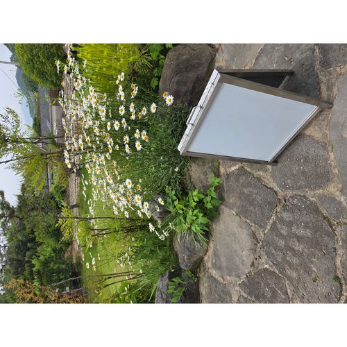 쓰고 지울수있는 A자 스텐 철제 입간판 (양면), 1개, 중 670*450