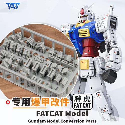 TAS 1/100 팻캣 퍼스트 건담 RG 2.0 확대 해치오픈 디테일업 파츠 PMC-GM-18-1