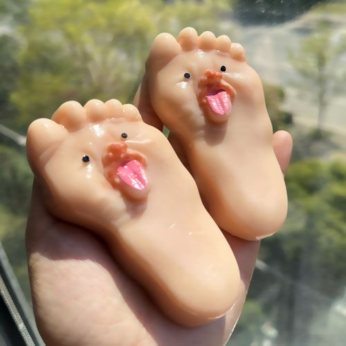메롱 혓바닥 발바닥 발 말랑이 타바 스퀴시 실링니도 검드롭 마시멜로우