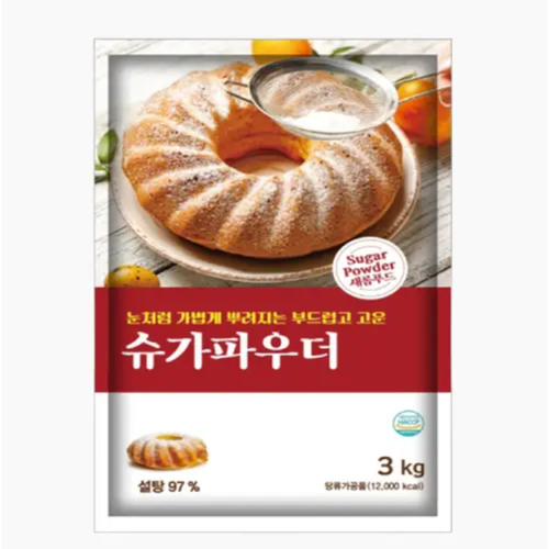 슈가파우더 새롬, 1개, 3kg