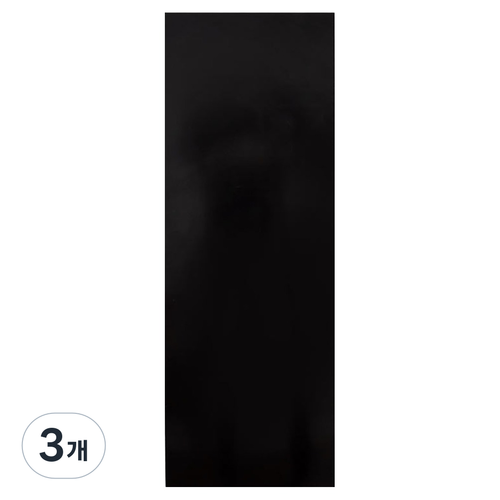 마그피아 다용도 정리템 붙여쓰는 이방성 강력 고무자석 스티커, 검정, 3개