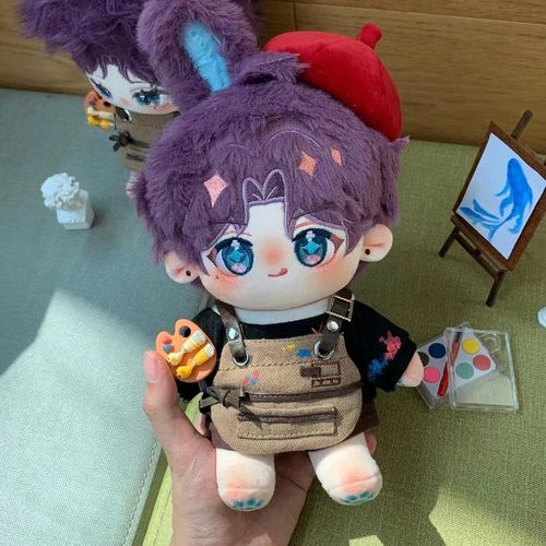 20cm 화가 캐릭터 인형 솜깅이 솜인형 (만 피규어 옷 인형옷 생일선물 솜인형옷 교체