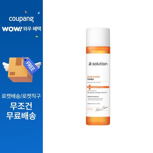 닷솔루션 에이솔루션 아크네 클리어 토너, 200ml, 1개
